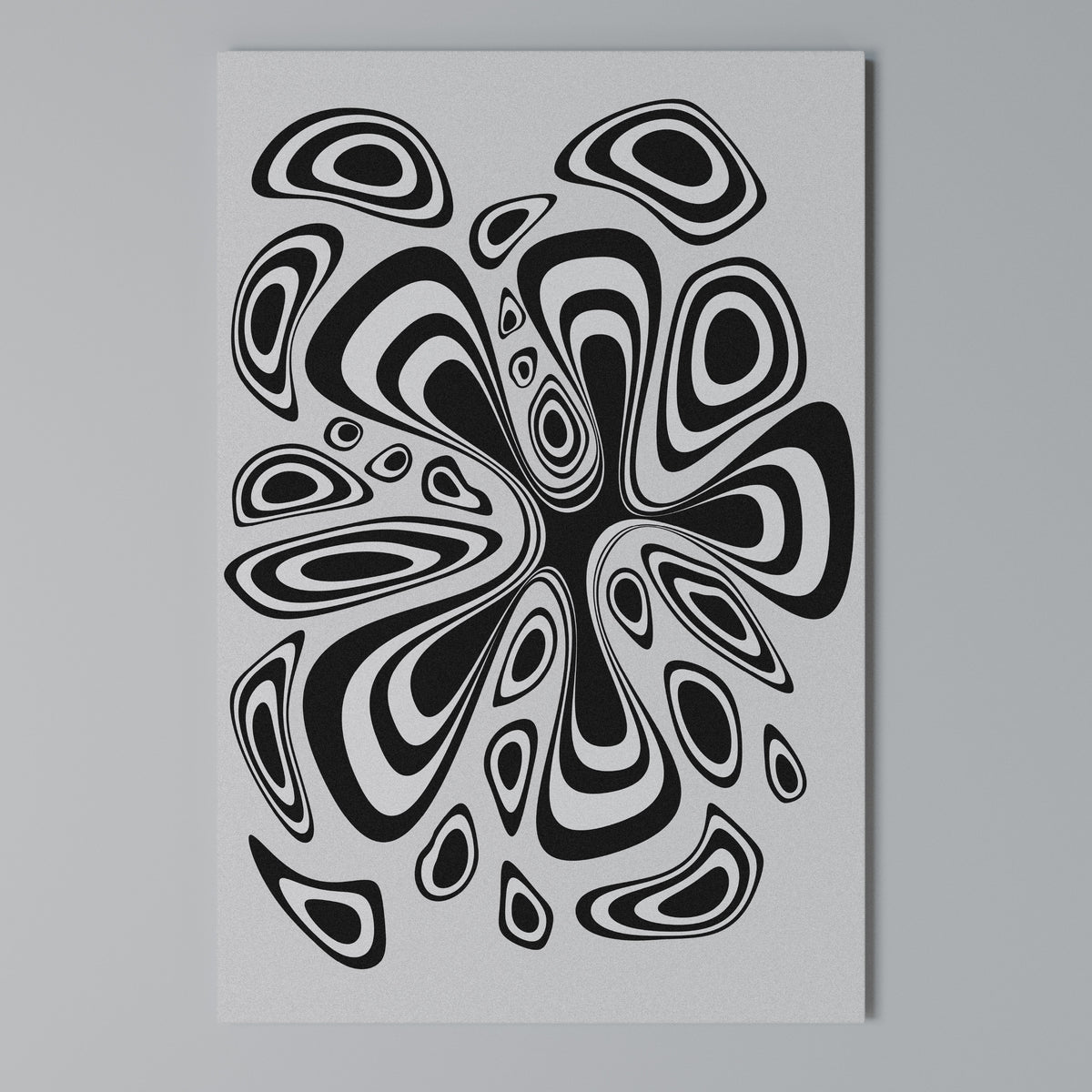 HIPNOTIZING BLOT Vertical Canvas Print