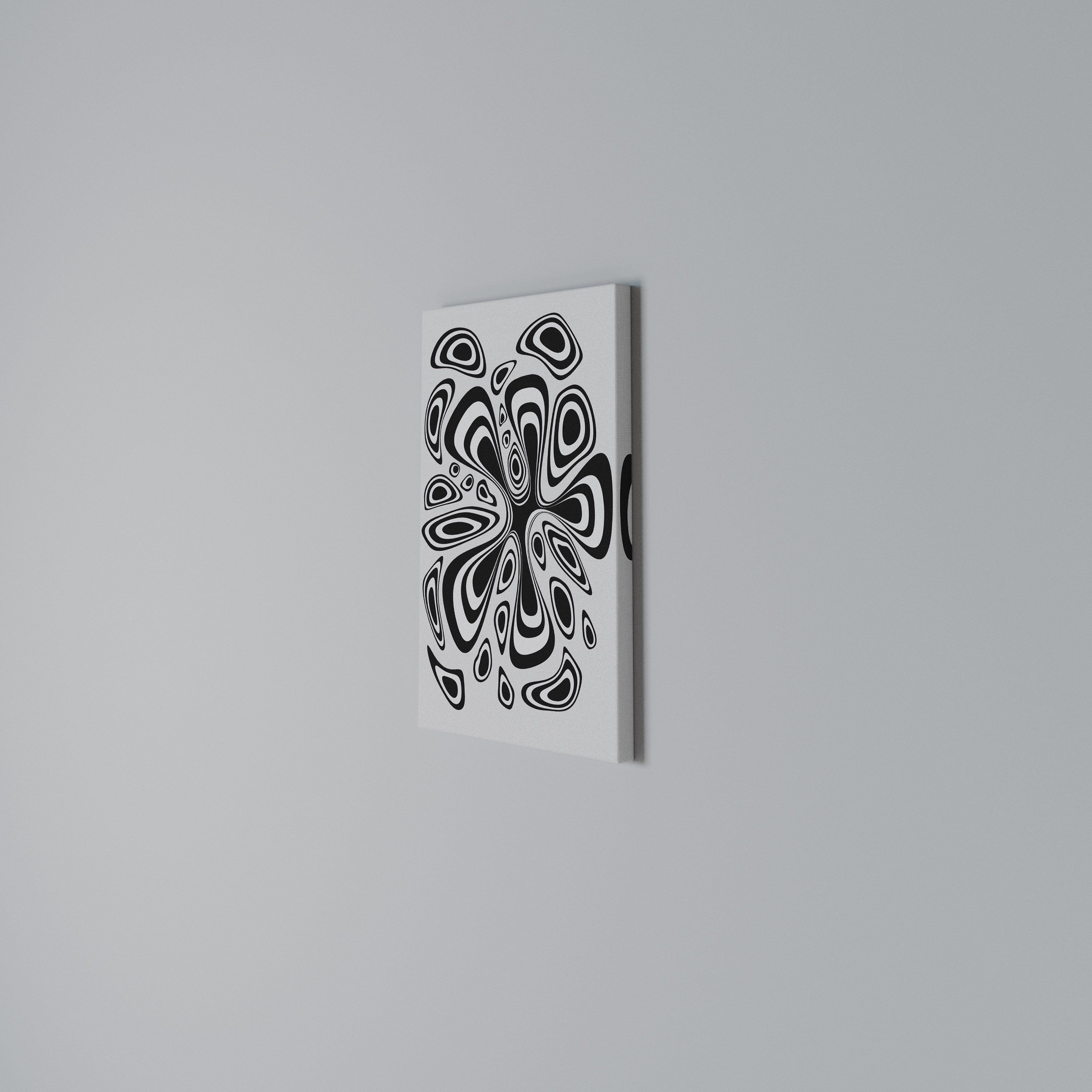 HIPNOTIZING BLOT Vertical Canvas Print