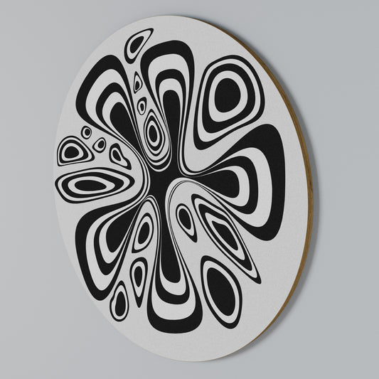 HIPNOTIZING BLOT Round Wall Art