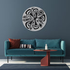 HIPNOTIZING BLOT Round Wall Art