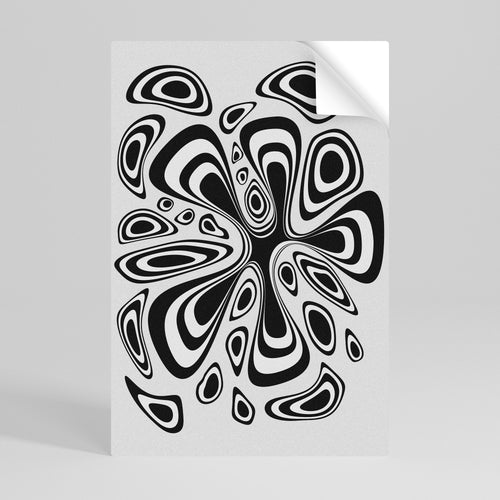 HIPNOTIZING BLOT Peel and Stick Vertical Poster