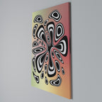 ILLUSIONARY SPLASH Vertical Canvas Print