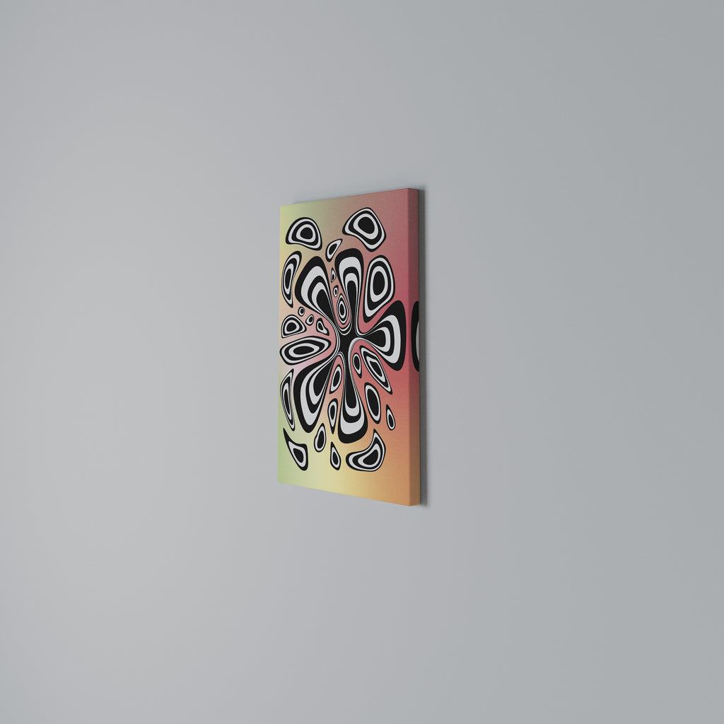 ILLUSIONARY SPLASH Vertical Canvas Print