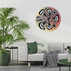 ILLUSIONARY SPLASH Round Wall Art