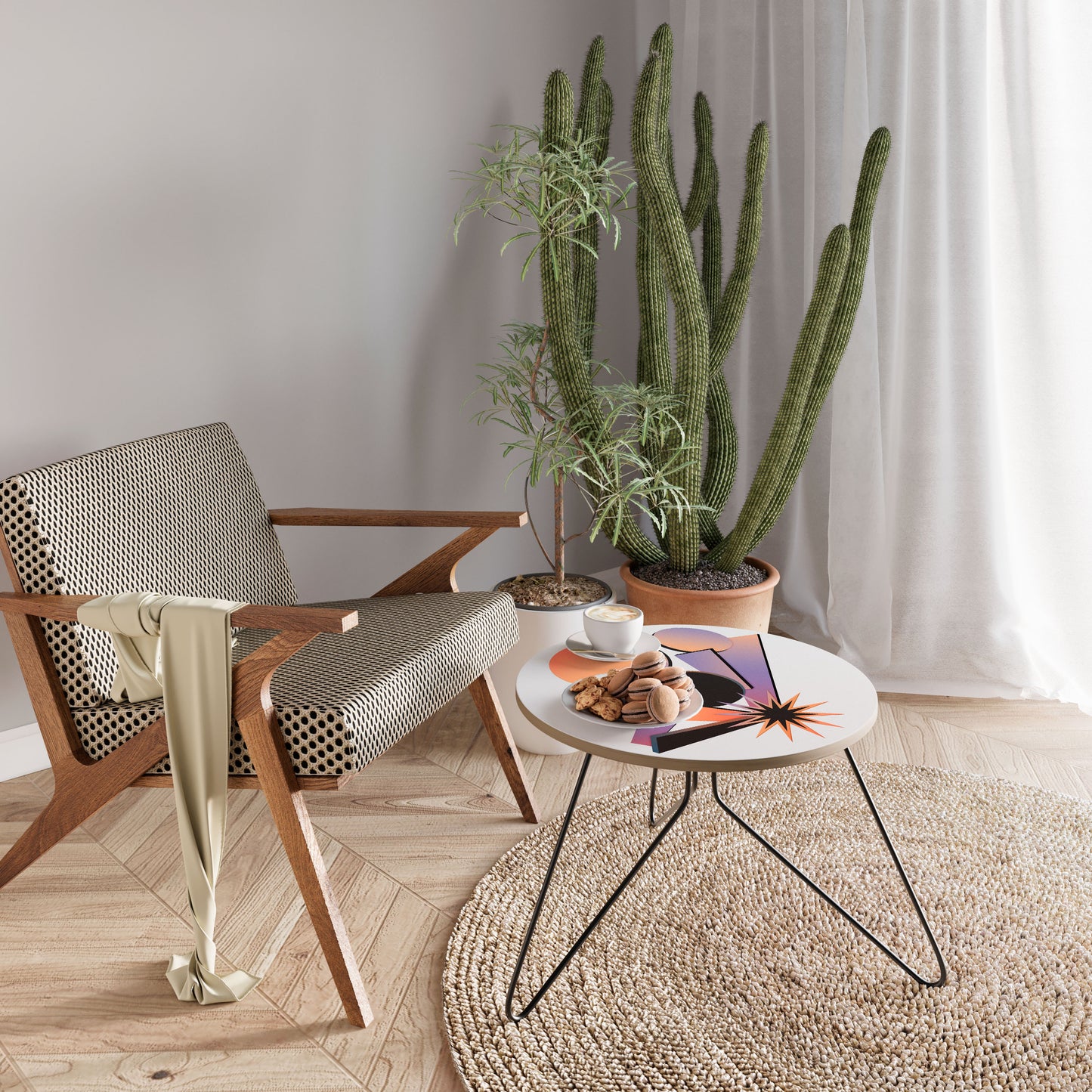 ANGULAR ARTISTRY Small Coffee Table