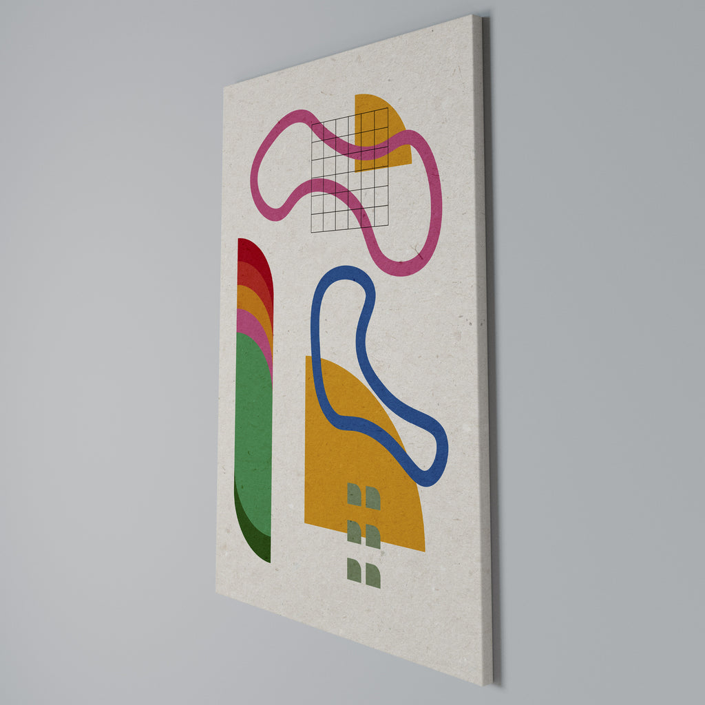 SHAPE SHOCK Vertical Canvas Print
