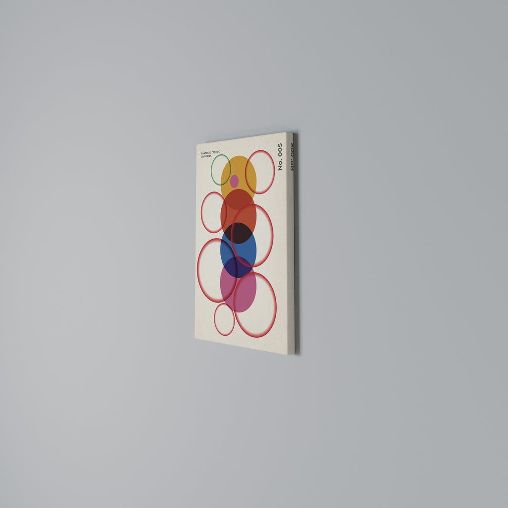 FANTASTIC UNIVERSES Vertical Canvas Print