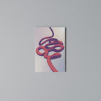 INFINITY WIRE Vertical Canvas Print