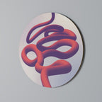 INFINITY WIRE Round Wall Art