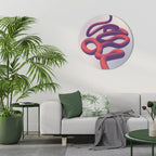 INFINITY WIRE Round Wall Art
