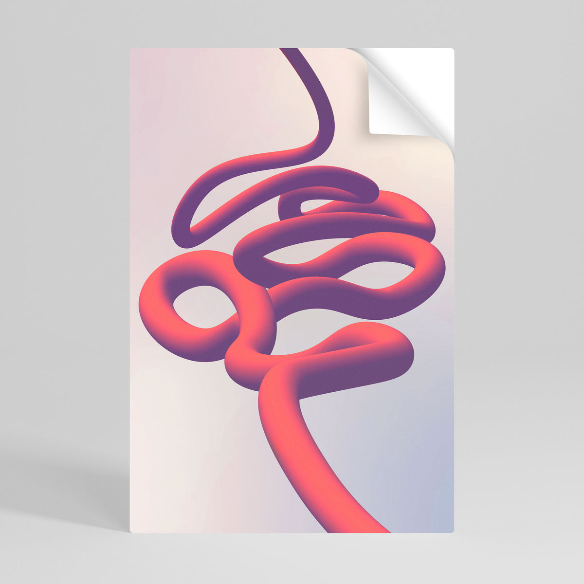 INFINITY WIRE Självhäftande Vertikal Poster