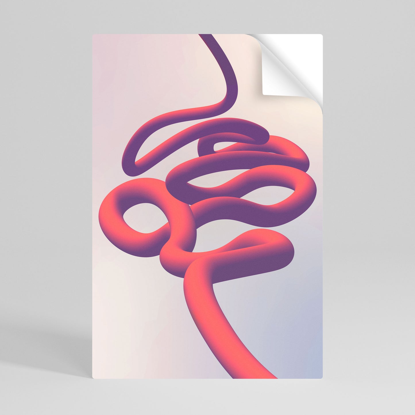 INFINITY WIRE Självhäftande Vertikal Poster