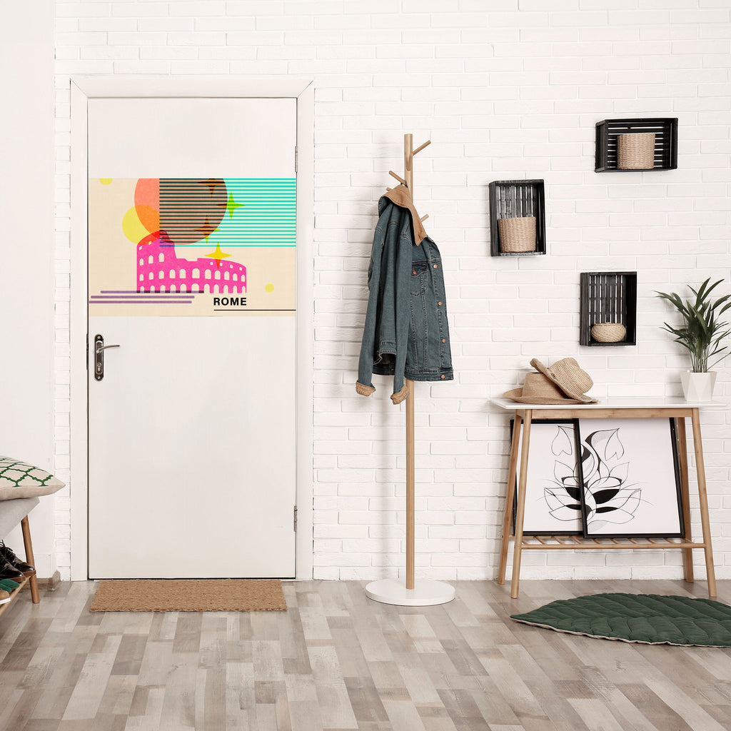 ROMERSK SPARKLE horisontell affisch med självhäftande motiv
