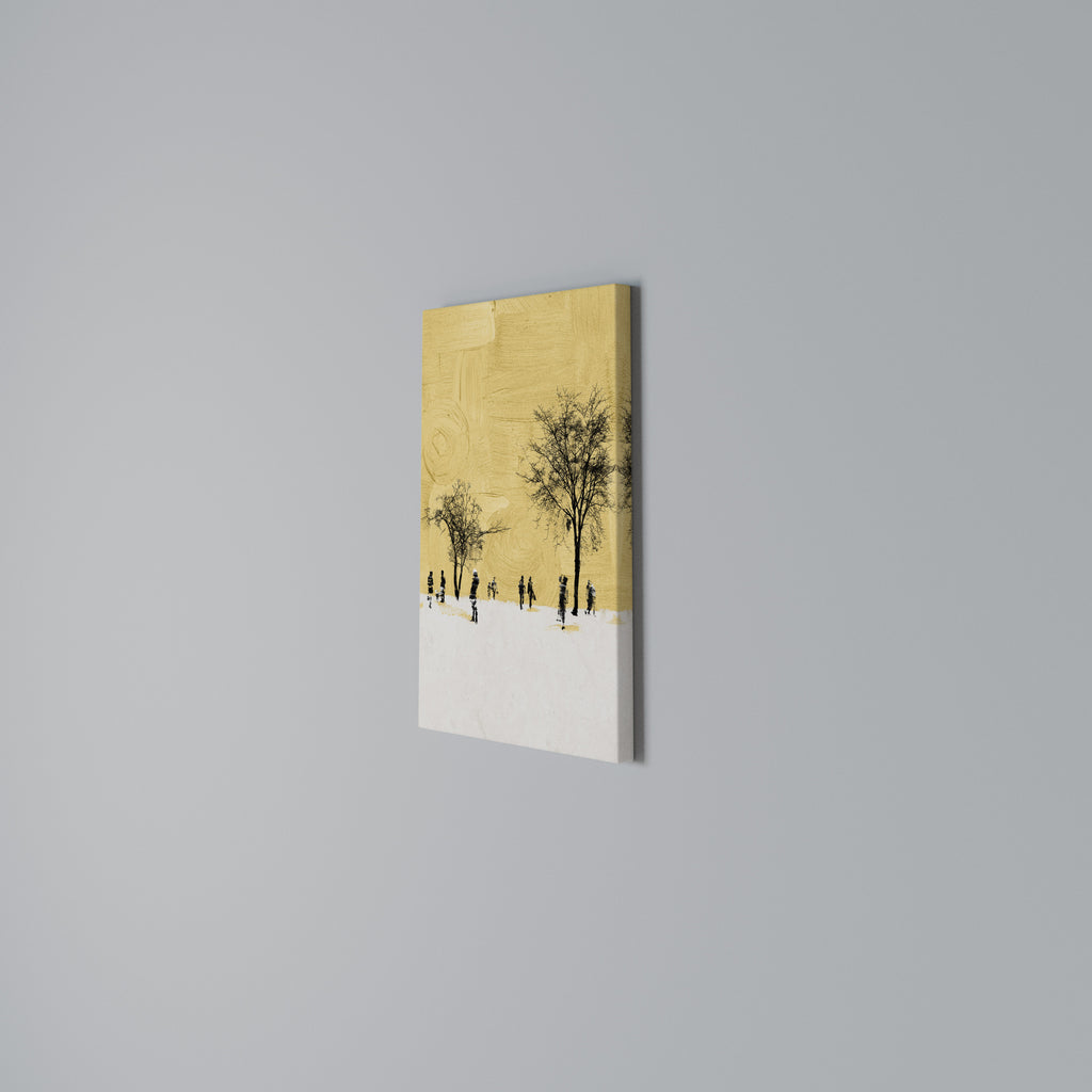 ERASED IN TIME Vertical Canvas Print