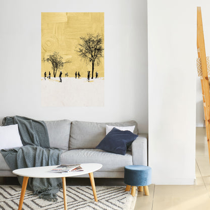 ERASED IN TIME Peel and Stick Vertical Poster