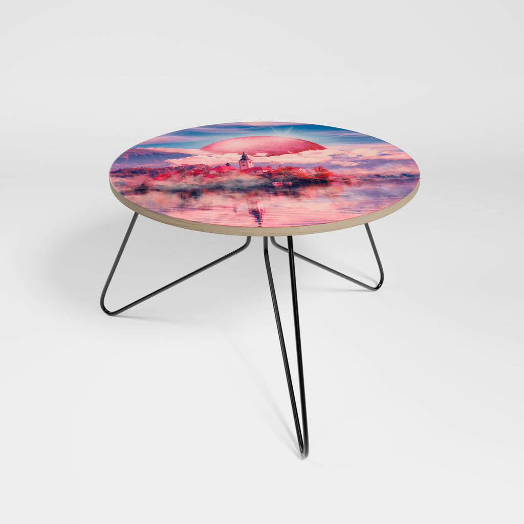 MARS OVER THE BLED LAKE Small Coffee Table