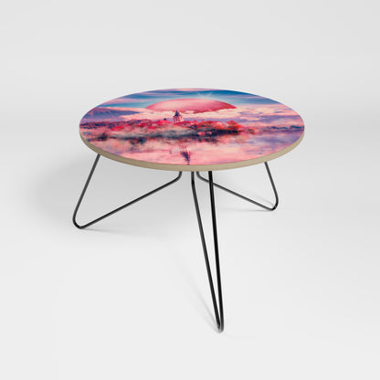 MARS OVER THE BLED LAKE Small Coffee Table