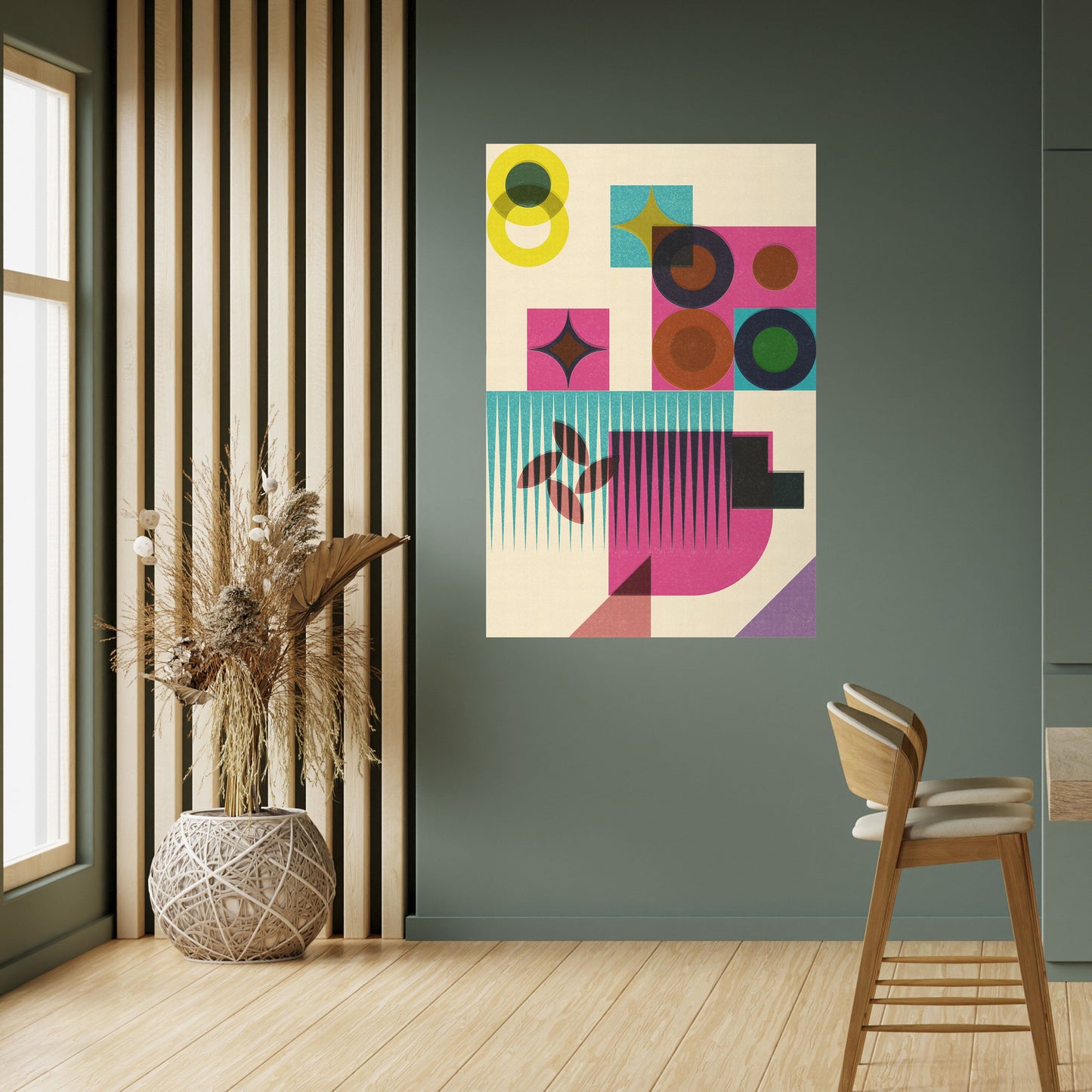 FORM VARIETY Peel and Stick Vertical Poster
