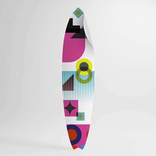 FORM VARIETY Väggdekal surfbräda