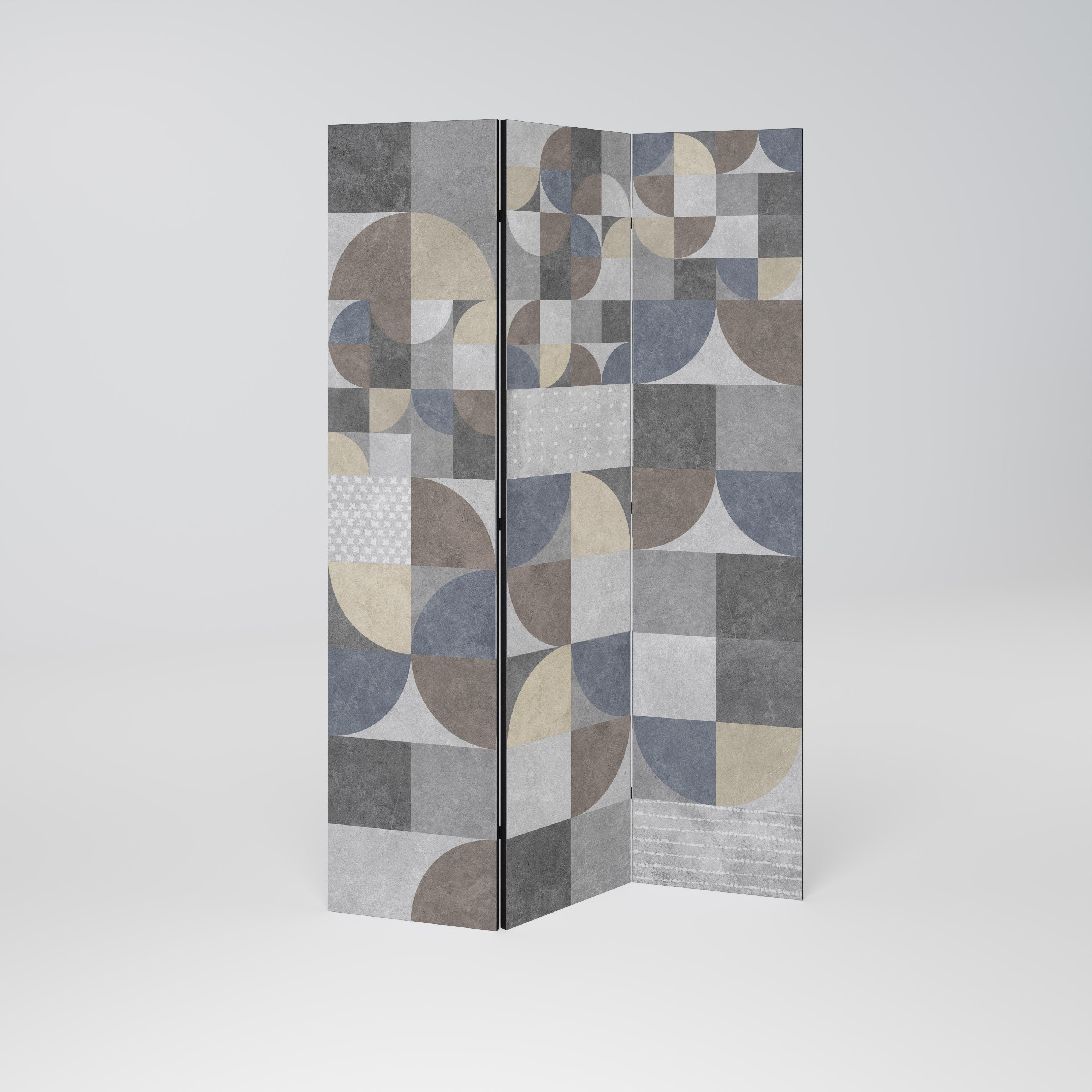 A PIECE OF SHAPE Dekorativ rumsavdelare med 3 paneler