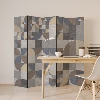 A PIECE OF SHAPE Dekorativ rumsavdelare med 5 paneler