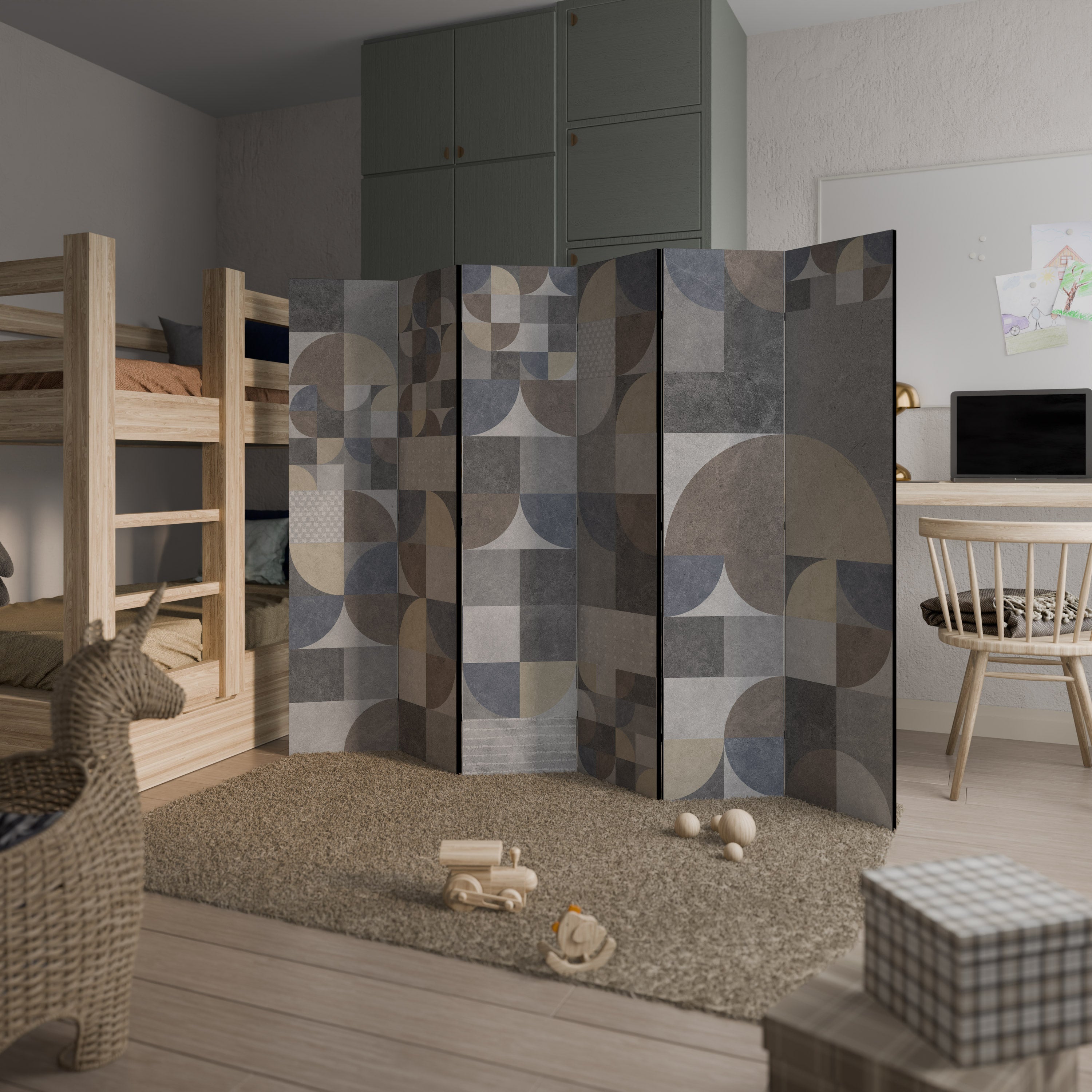 A PIECE OF SHAPE 6-panelers rumsavdelare