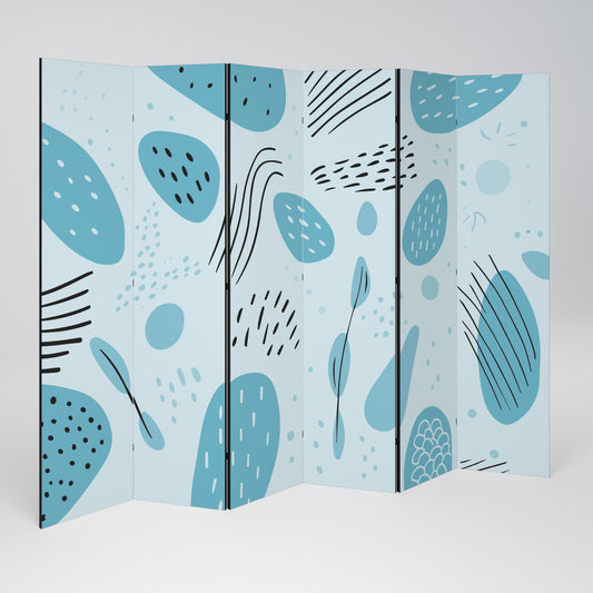 GREENISH FRENZY Rumsavdelare 6 paneler