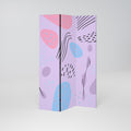PINKY FRENZY Dekorativ rumsavdelare – 3 paneler