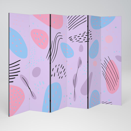 PINKY FRENZY Rumsavdelare 6 paneler