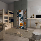 ABSTRACT SYMPHONY FLARE Decorative 3-Panel Room Divider