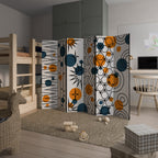 ABSTRACT SYMPHONY FLARE Decorative 6-Panel Room Divider