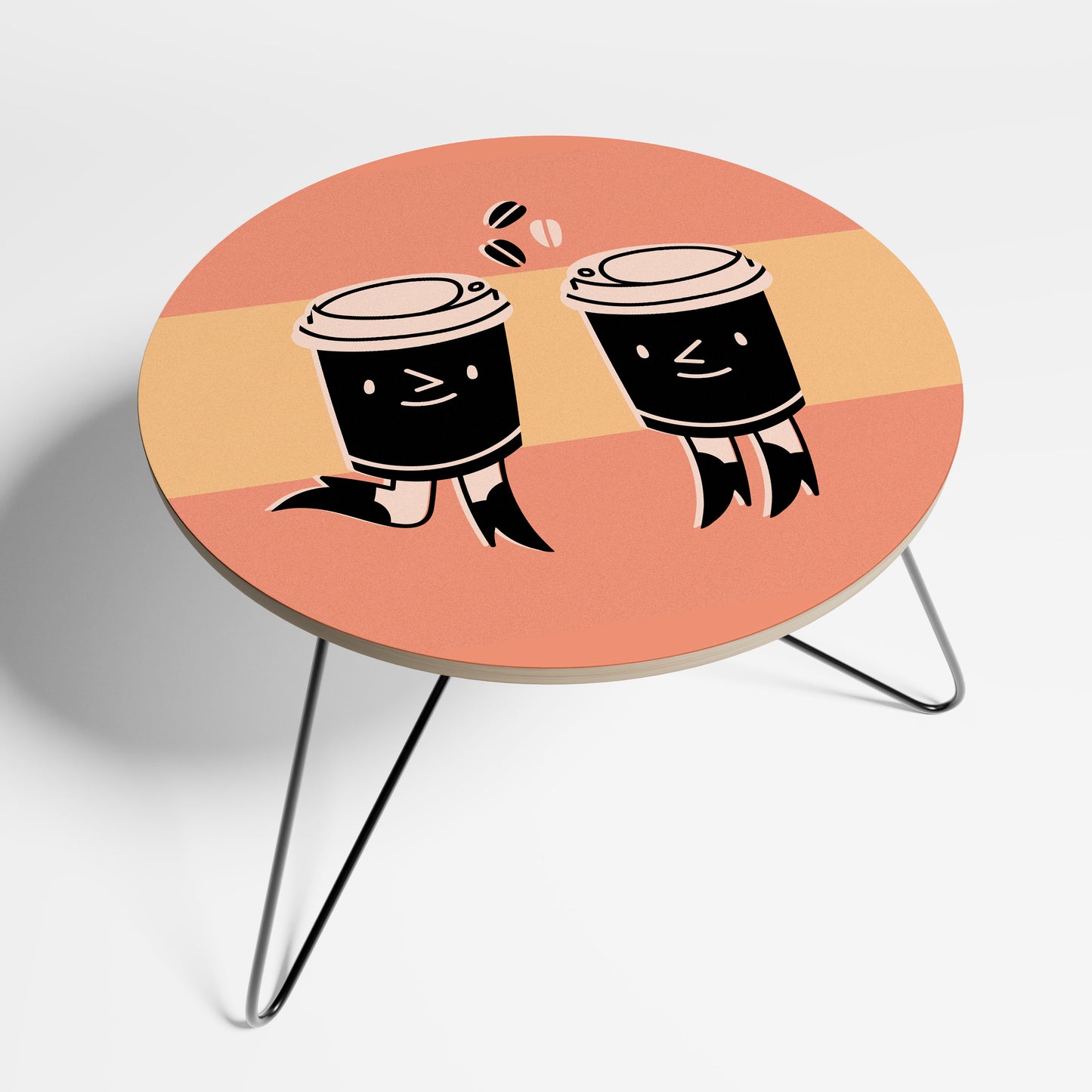 GLÄDIG KAFFE Litet soffbord