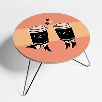 GLÄDIG KAFFE Litet soffbord