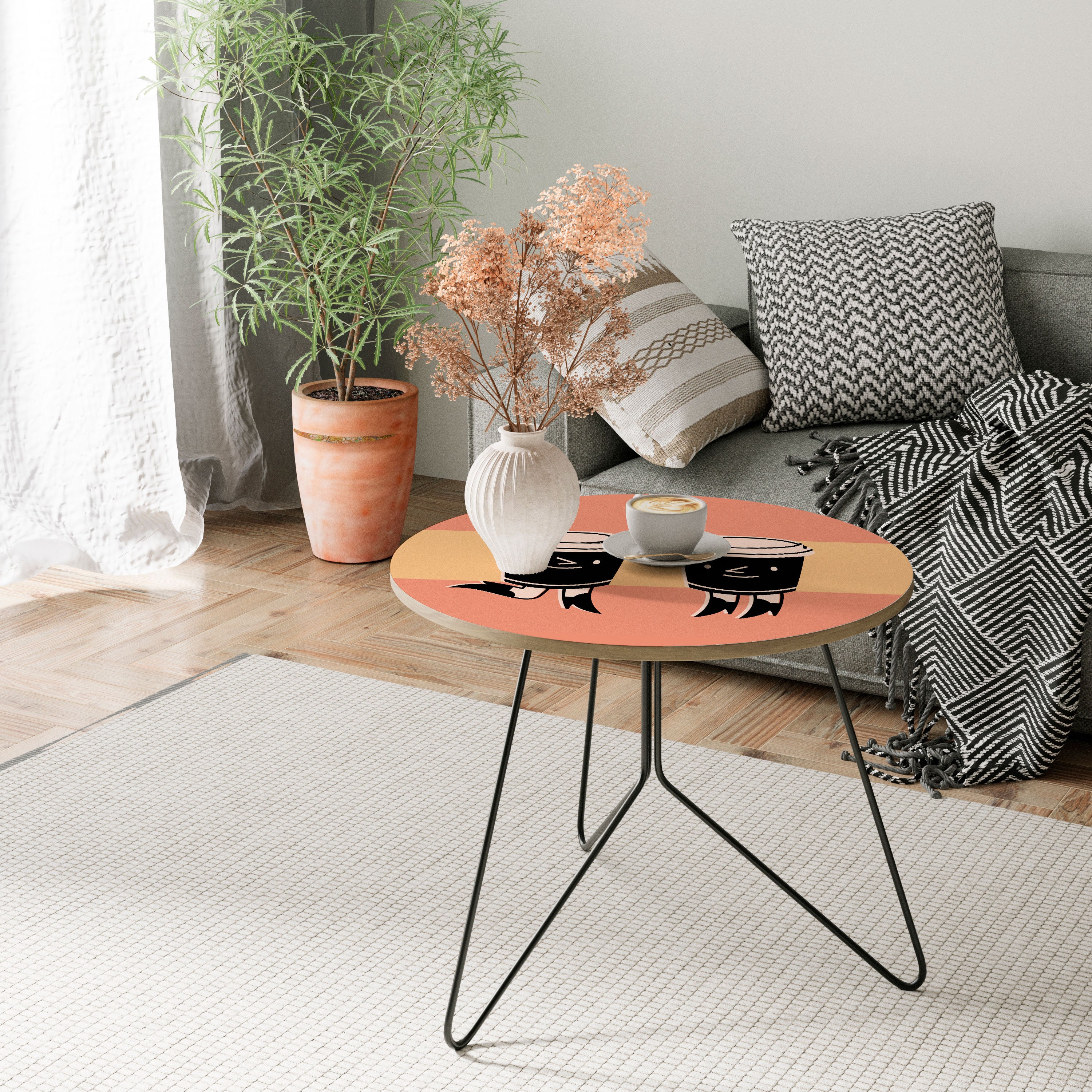 JOYFUL COFFEE Large Coffee Table