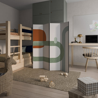 INFINITY'S EMBRACE Dekorativ rumsavdelare med 4 paneler