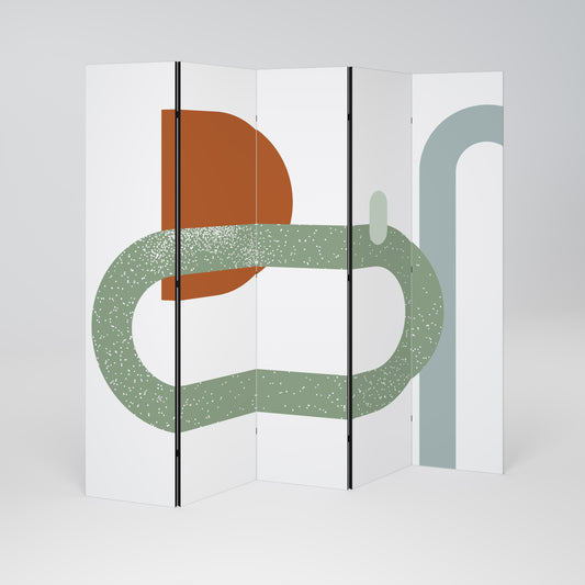 INFINITY'S EMBRACE Dekorativ rumsavdelare – 5 paneler