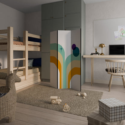COLOR SOLSTICE Dekorativ rumsavdelare med 3 paneler