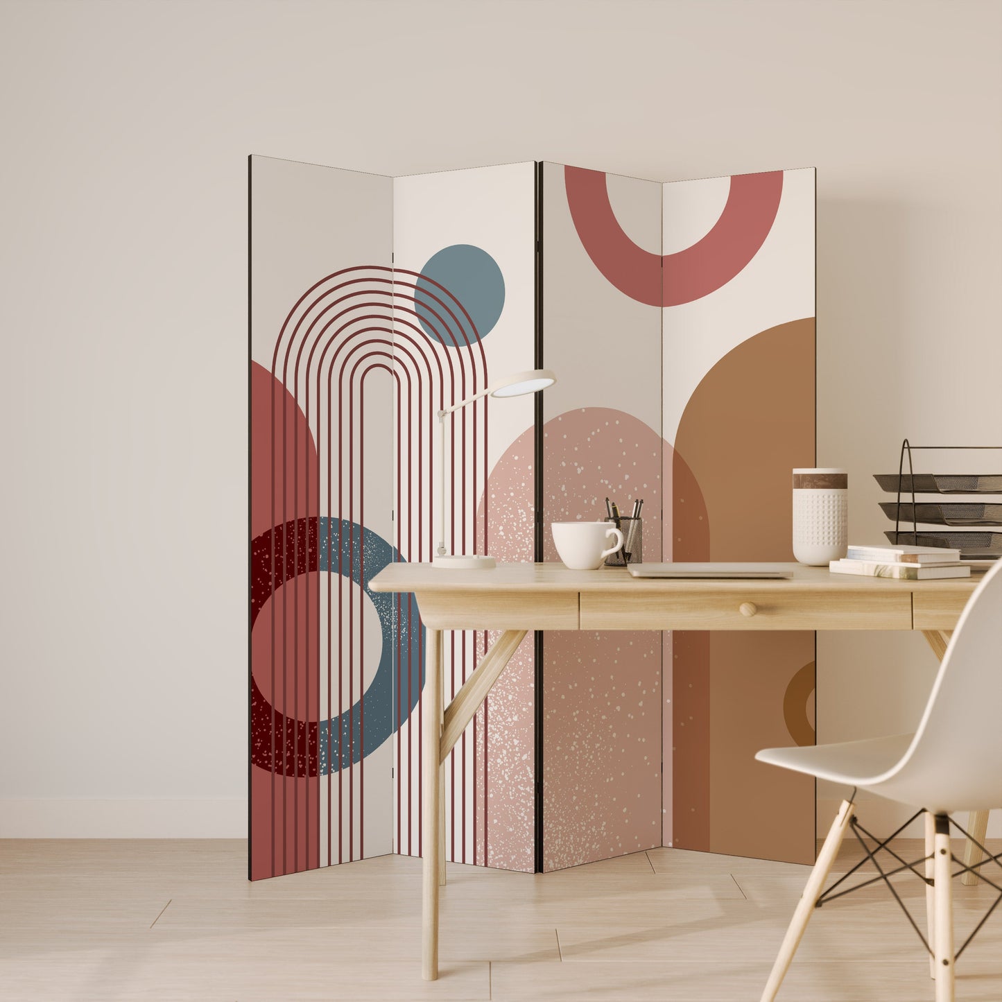 SHAPESCAPE LEAP Dekorativ rumsavdelare med 4 paneler