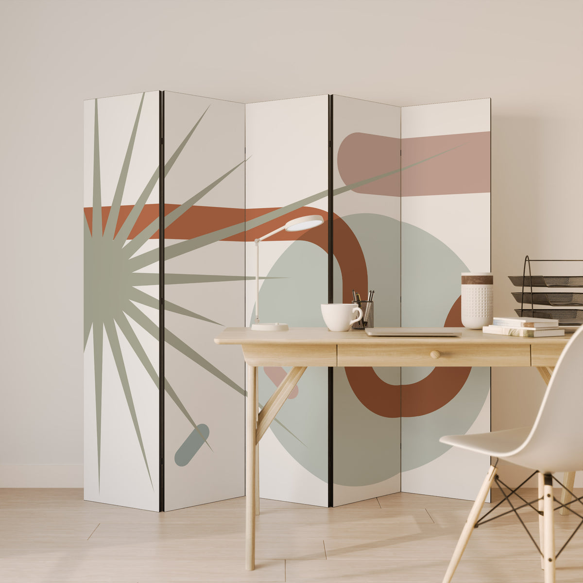 SHAPESHIFT FUSION Dekorativ rumsavdelare – 5 paneler