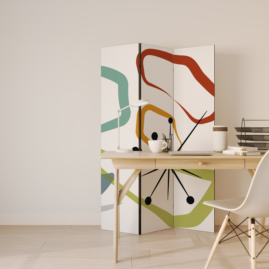 INTO THE RIM Dekorativ rumsavdelare – 3 paneler