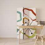 INTO THE RIM Dekorativ rumsavdelare – 3 paneler