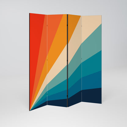 PRISM CONCUSSION Decorative 4-Panel Room Divider