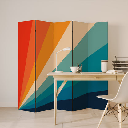 PRISM CONCUSSION Dekorativ rumsavdelare – 5 paneler