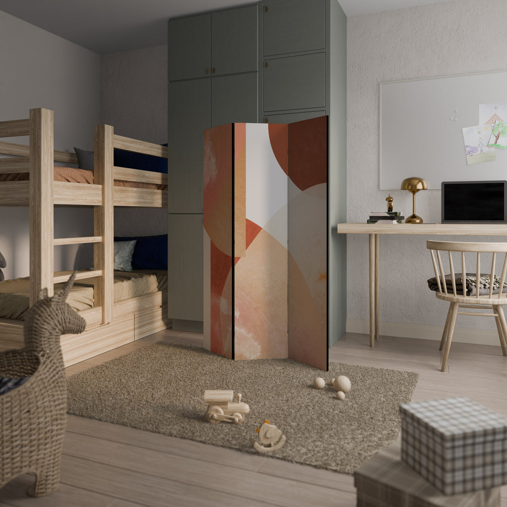 LEVITATING HOURS Dekorativ rumsavdelare med 3 paneler