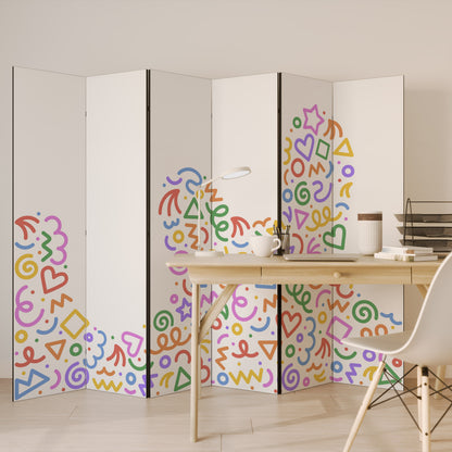 SHAPE EXCITEMENT Rumsavdelare 6 paneler