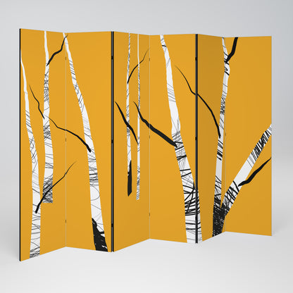 BIRCH ABSTRACT Rumsavdelare 6 paneler