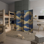 CLOUD RUFFLE Dekorativ rumsavdelare – 5 paneler