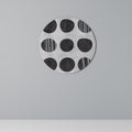 GHOSTLY GRADIENTS Round Wall Art