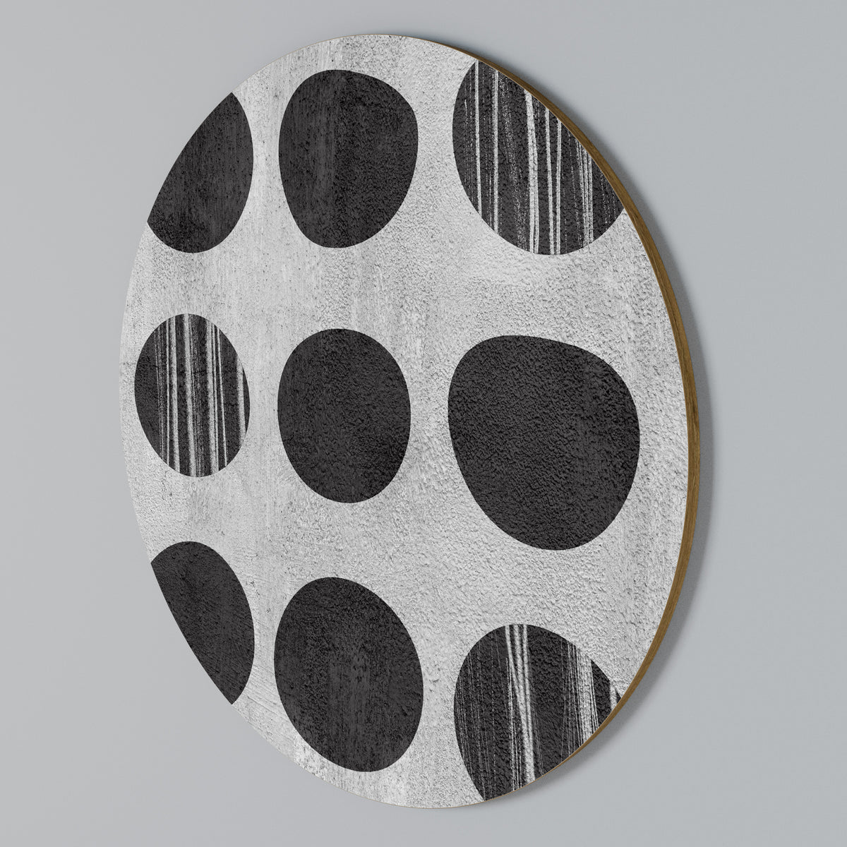 GHOSTLY GRADIENTS Round Wall Art