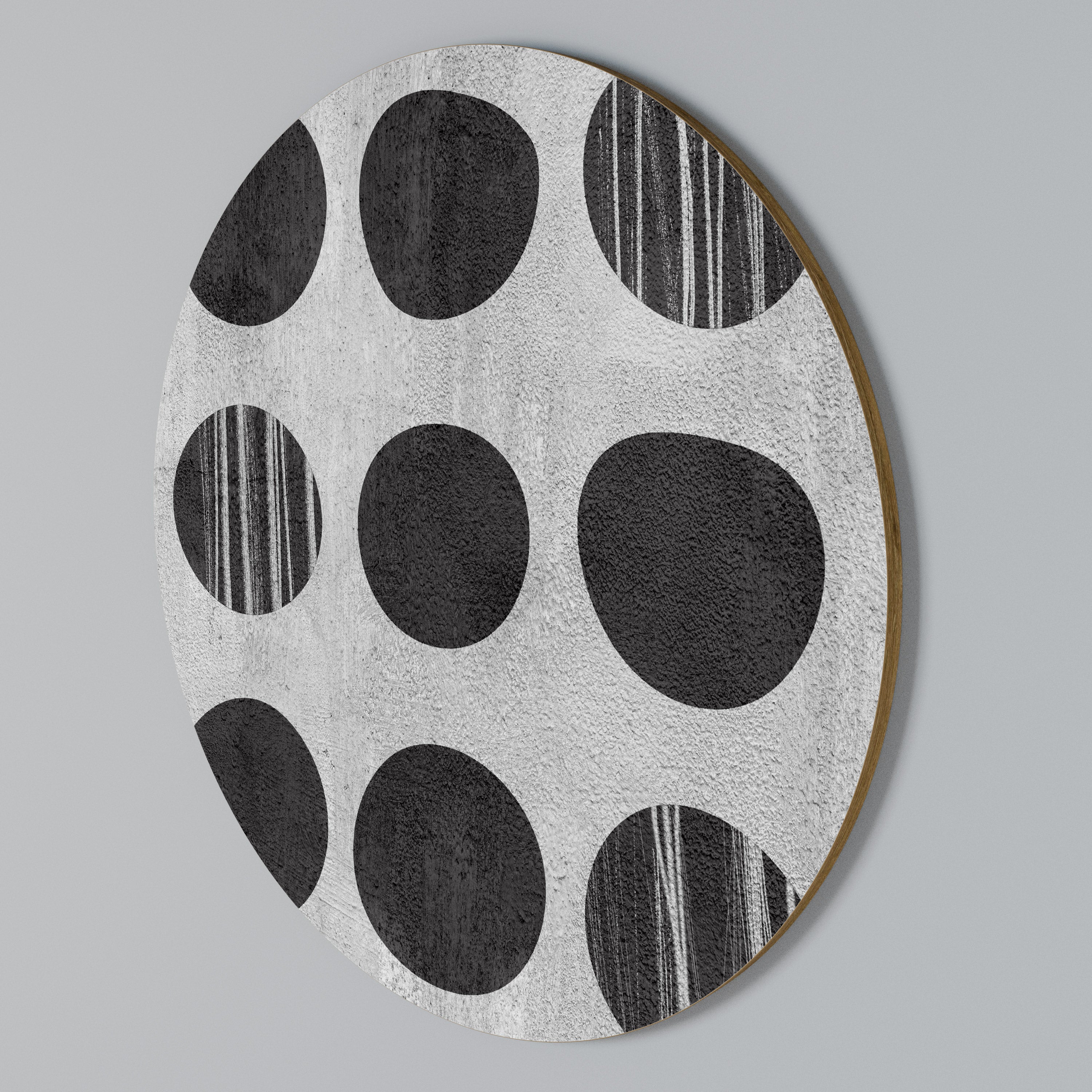 GHOSTLY GRADIENTS Round Wall Art